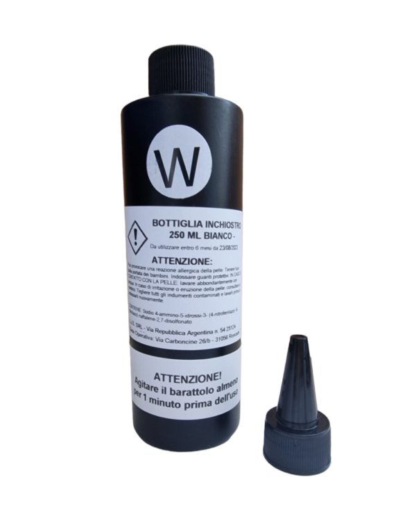 BOTTIGLIA INCHIOSTRO 250 ML BIANCO